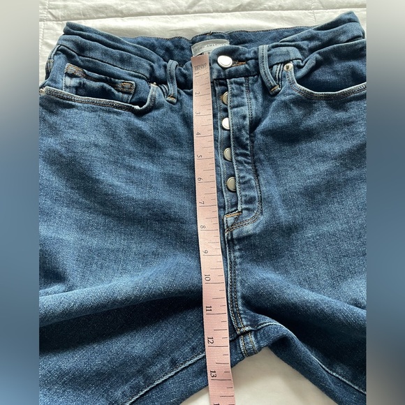 Good American Good Curve Straight Leg Blue Jeans 8/29 Button Fly Capsule Classic - Picture 9 of 10